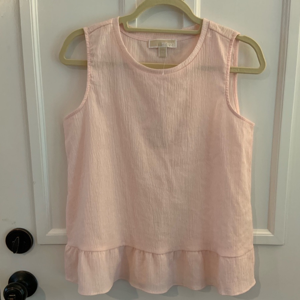 NWOT Michael Kohrs Textured Sleeveless Top